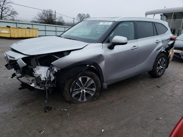 5TDHZRBHXMS146814 - 2021 TOYOTA HIGHLANDER XLE ვერცხლისფერი ფოტო 1