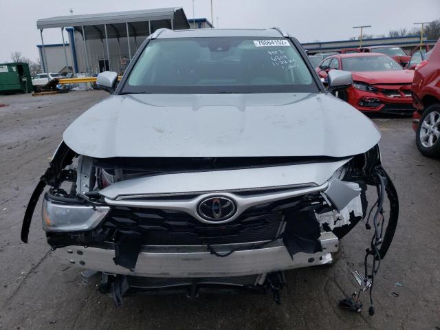 5TDHZRBHXMS146814 - 2021 TOYOTA HIGHLANDER XLE ვერცხლისფერი ფოტო 5