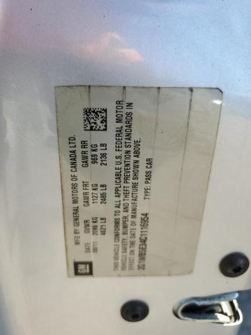 2G1WB5E34C1116954 - 2012 CHEVROLET IMPALA LT ვერცხლისფერი ფოტო 12