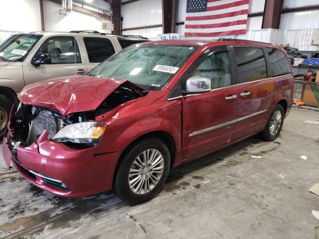 2C4RC1CG2FR572439 - 2015 CHRYSLER TOWN & COU TOURING L RED photo 1