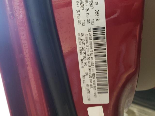 2C4RC1CG2FR572439 - 2015 CHRYSLER TOWN & COU TOURING L RED photo 13