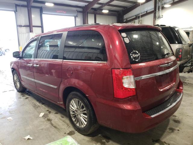 2C4RC1CG2FR572439 - 2015 CHRYSLER TOWN & COU TOURING L RED photo 2