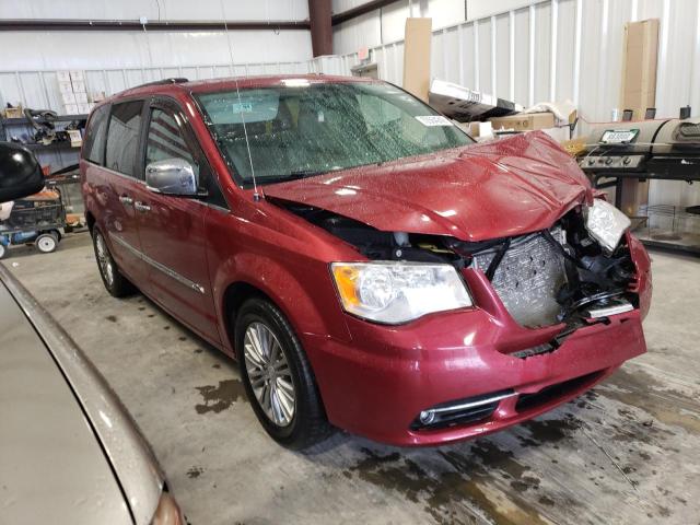 2C4RC1CG2FR572439 - 2015 CHRYSLER TOWN & COU TOURING L RED photo 4