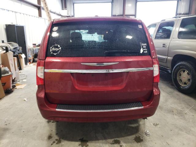 2C4RC1CG2FR572439 - 2015 CHRYSLER TOWN & COU TOURING L RED photo 6