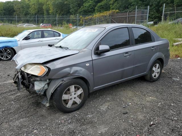 KL1TD56688B132876 - 2008 CHEVROLET AVEO BASE GRAY photo 1