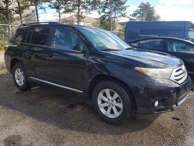 5TDBK3EH6DS180011 - 2013 TOYOTA HIGHLANDER BASE Черный фото 4