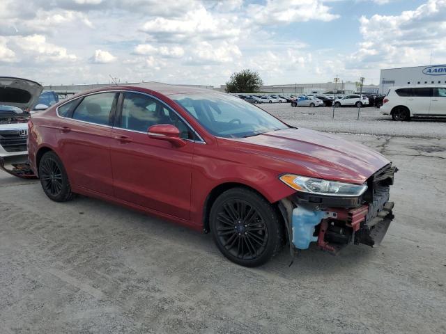 3FA6P0HR2DR350430 - 2013 FORD FUSION SE RED photo 4