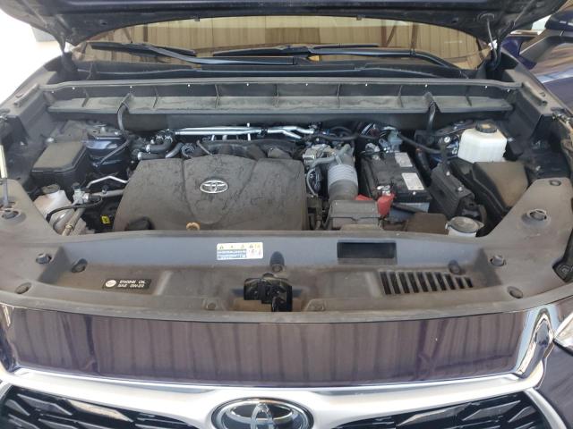 5TDHZRAH6LS008350 - 2020 TOYOTA HIGHLANDER XLE Azul foto 12