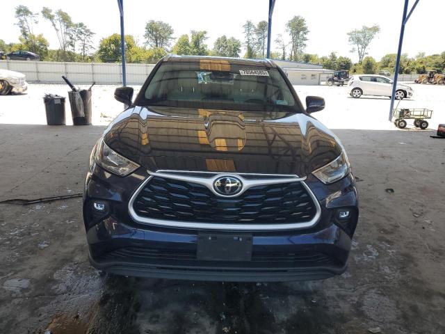 5TDHZRAH6LS008350 - 2020 TOYOTA HIGHLANDER XLE Azul foto 5