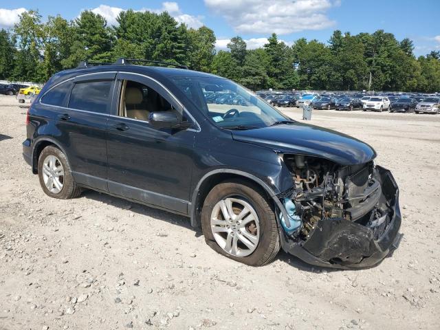 5J6RE4H70BL118580 - 2011 HONDA CR-V EXL BLACK photo 4