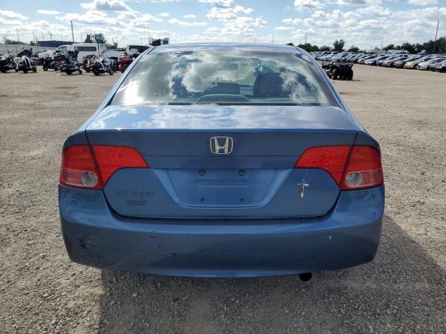 1HGFA16918L118508 - 2008 HONDA CIVIC EXL BLUE photo 6
