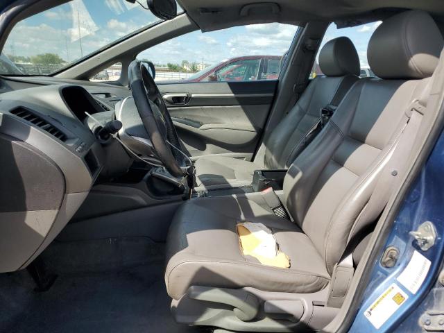 1HGFA16918L118508 - 2008 HONDA CIVIC EXL BLUE photo 7