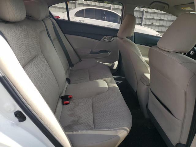 19XFB2F55FE061282 - 2015 HONDA CIVIC LX თეთრი ფოტო 10