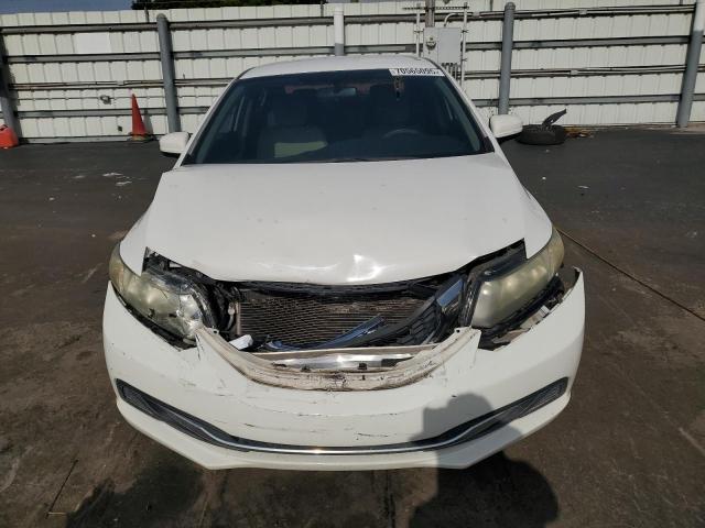 19XFB2F55FE061282 - 2015 HONDA CIVIC LX თეთრი ფოტო 5