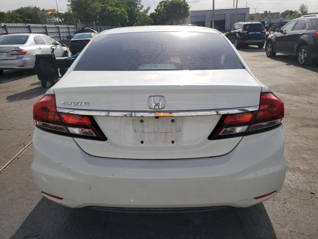 19XFB2F55FE061282 - 2015 HONDA CIVIC LX თეთრი ფოტო 6