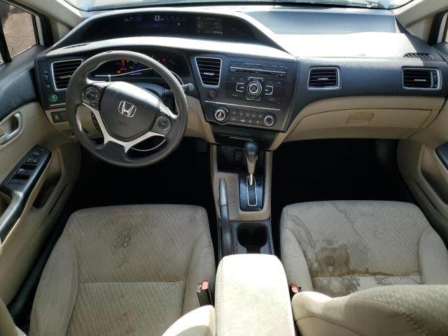 19XFB2F55FE061282 - 2015 HONDA CIVIC LX თეთრი ფოტო 8