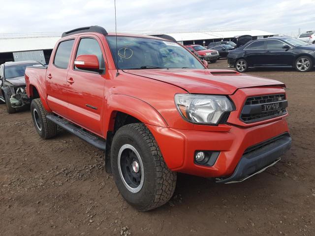 5TFLU4EN8FX136826 - 2015 TOYOTA TACOMA DOUBLE CAB 橙色 照片 1
