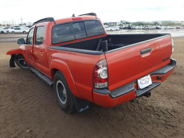 5TFLU4EN8FX136826 - 2015 TOYOTA TACOMA DOUBLE CAB 橙色 照片 3