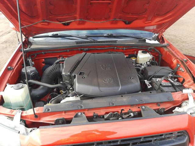 5TFLU4EN8FX136826 - 2015 TOYOTA TACOMA DOUBLE CAB 橙色 照片 7