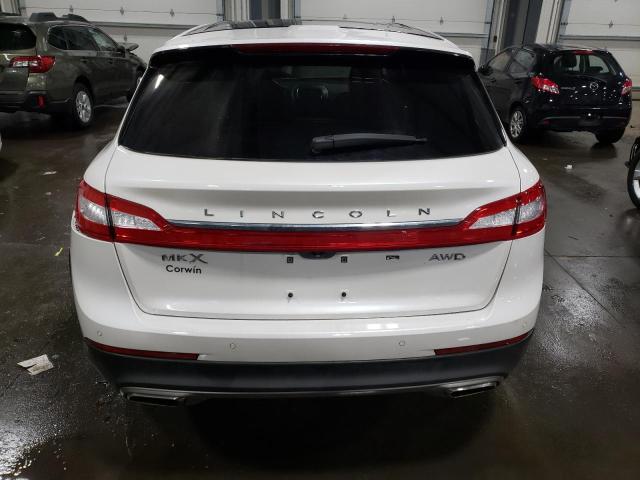 2LMPJ8KR0HBL14201 - 2017 LINCOLN MKX SELECT WHITE photo 6