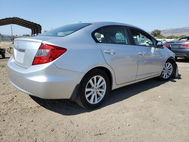 19XFB2F81CE337639 - 2012 HONDA CIVIC EX SILVER photo 3