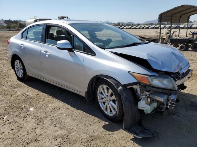 19XFB2F81CE337639 - 2012 HONDA CIVIC EX SILVER photo 4