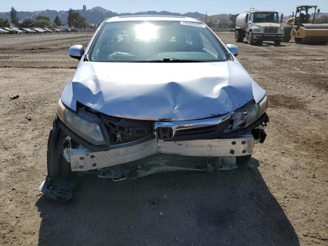 19XFB2F81CE337639 - 2012 HONDA CIVIC EX SILVER photo 5
