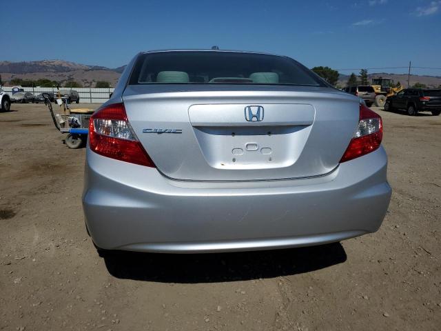 19XFB2F81CE337639 - 2012 HONDA CIVIC EX SILVER photo 6