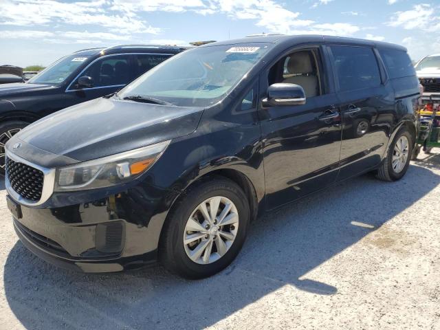 KNDMB5C13H6224112 - 2017 KIA SEDONA LX BLACK photo 1