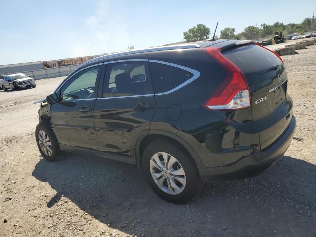 5J6RM4H70DL009266 - 2013 HONDA CR-V EXL BLACK photo 2
