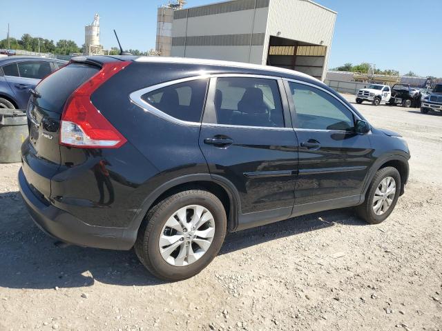 5J6RM4H70DL009266 - 2013 HONDA CR-V EXL BLACK photo 3