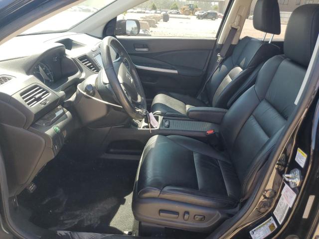 5J6RM4H70DL009266 - 2013 HONDA CR-V EXL BLACK photo 7