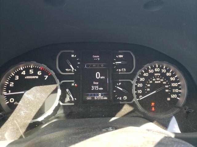 5TFRY5F12LX269206 - 2020 TOYOTA TUNDRA DOUBLE CAB SR/SR5 GRAY photo 9