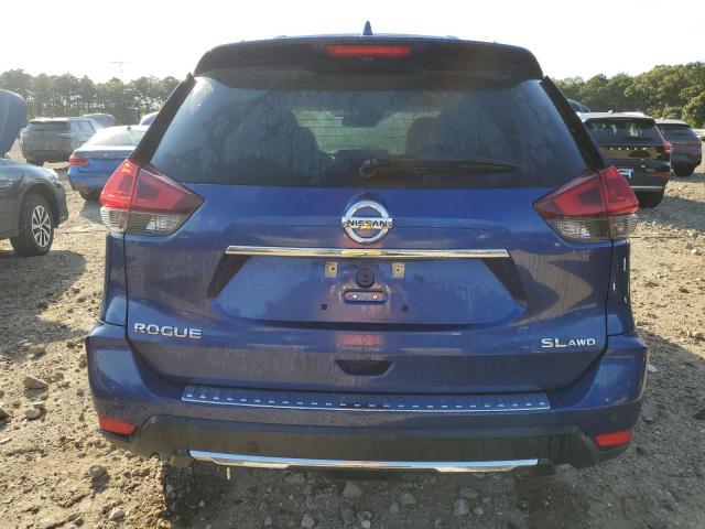 5N1AT2MV9KC733447 - 2019 NISSAN ROGUE S BLUE photo 6