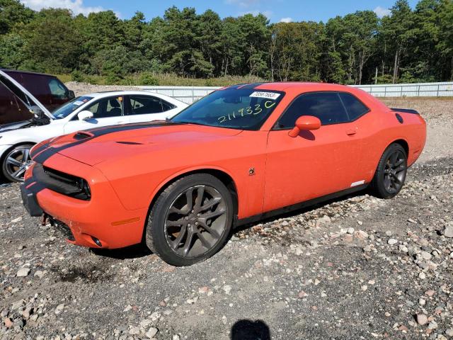2C3CDZFJ1NH211933 - 2022 DODGE CHALLENGER R/T SCAT PACK ORANGE photo 1