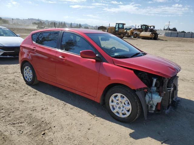 KMHCT5AE7DU111599 - 2013 HYUNDAI ACCENT GLS Қызыл фото 4