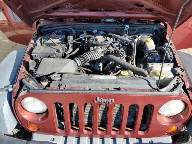 1J4GA39159L731666 - 2009 JEEP WRANGLER U X MAROON photo 11