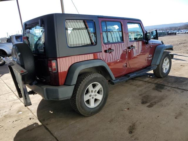 1J4GA39159L731666 - 2009 JEEP WRANGLER U X MAROON photo 3