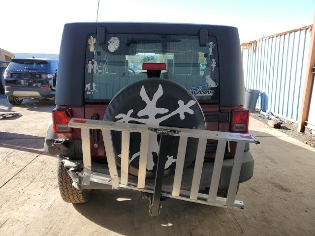 1J4GA39159L731666 - 2009 JEEP WRANGLER U X MAROON photo 6