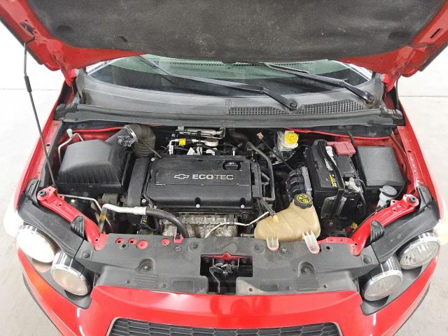 1G1JC5SH3E4112487 - 2014 CHEVROLET SONIC LT Rojo foto 11