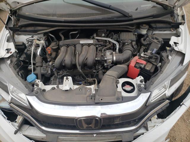 3HGGK5H71KM722389 - 2019 HONDA FIT SPORT WHITE photo 11