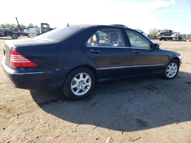 WDBNG70J82A276330 - 2002 MERCEDES-BENZ S 430 BLUE photo 3