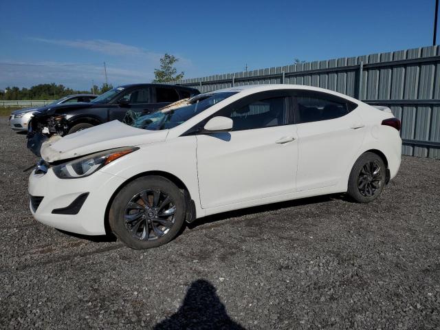 5NPDH4AE4EH528825 - 2014 HYUNDAI ELANTRA SE WHITE photo 1