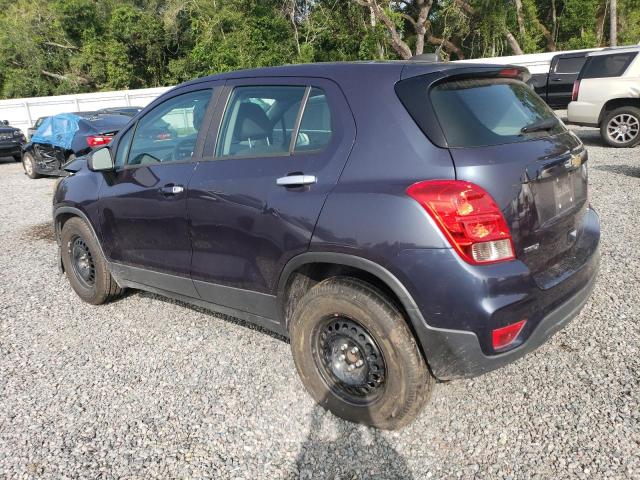 3GNCJKSB0JL416971 - 2018 CHEVROLET TRAX LS BLUE photo 2