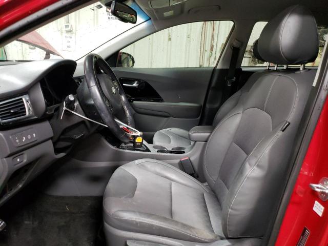 KNDCC3LC9J5124493 - 2018 KIA NIRO EX RED photo 7