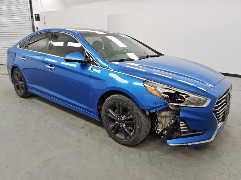 5NPE34AF0JH646585 - 2018 HYUNDAI SONATA SPORT Azul foto 4