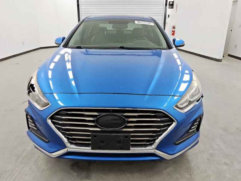 5NPE34AF0JH646585 - 2018 HYUNDAI SONATA SPORT Azul foto 5