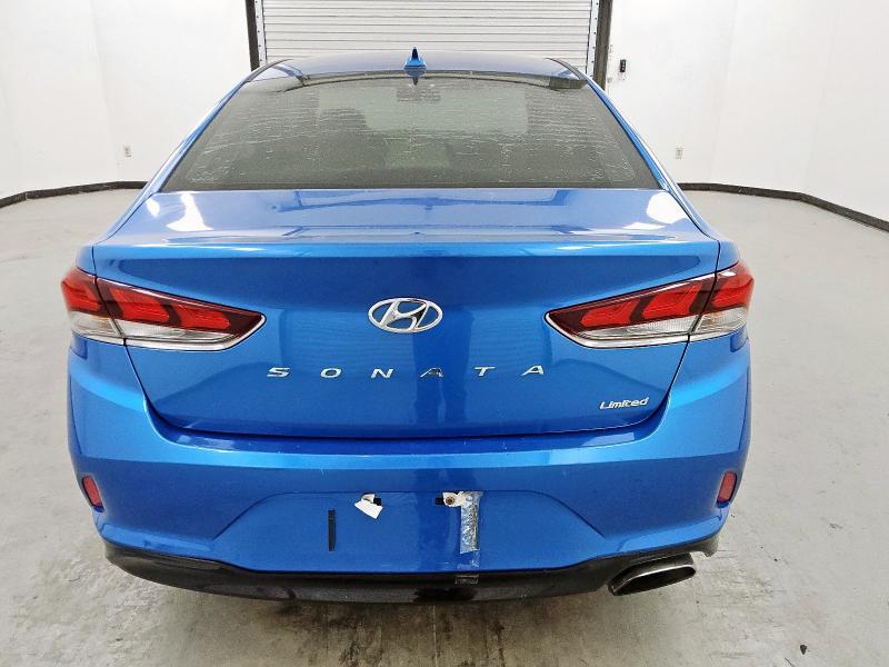 5NPE34AF0JH646585 - 2018 HYUNDAI SONATA SPORT Azul foto 6