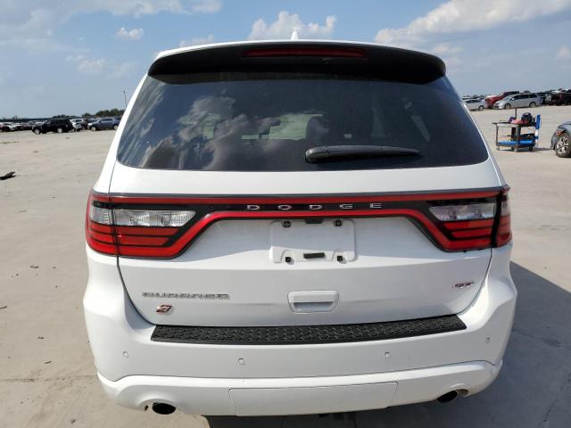 1C4RDJDG0MC627214 - 2021 DODGE DURANGO GT WHITE photo 6