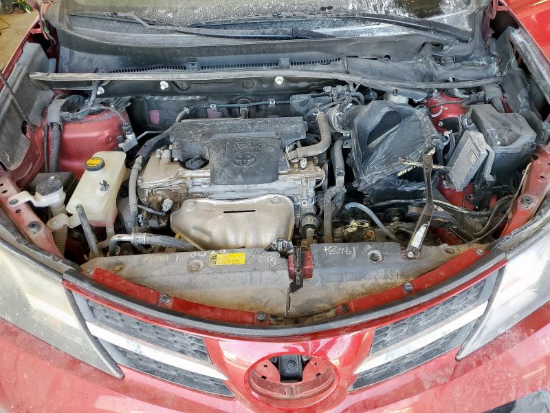 2T3ZFREV1DW043035 - 2013 TOYOTA RAV4 LE 红色 照片 12